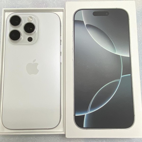 Apple iPhone 16 Pro - Unlocked, 256 GB, White, A3083