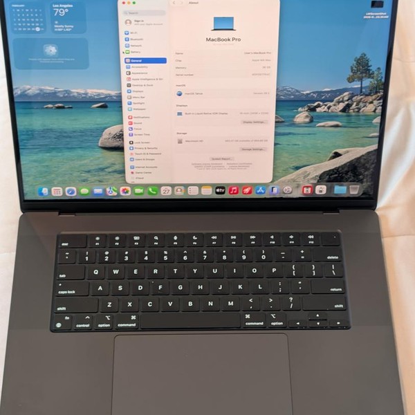 MacBook Pro 2024 - 16 inch - 1 TB, Space Black, 36 GB, Apple M4 Max 14-core