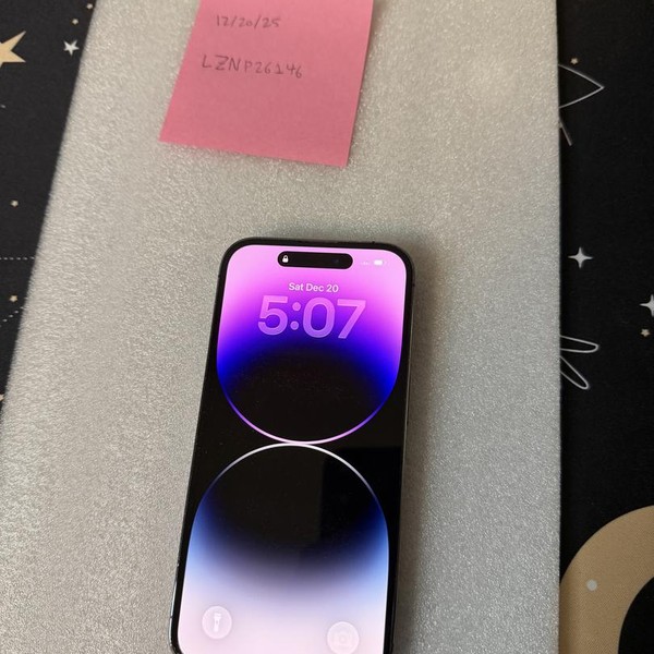 Apple iPhone 14 Pro - Unlocked, 256 GB, Purple, A2650