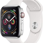 Mint Apple Watch Series 4 44mm - Unlocked, Silver, A1976 - Cellular, Stainless