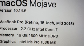 Good
													MacBook Pro 2015 (Retina) - 15" - Silver, 256 GB, 16 GB, photo 4 of 14