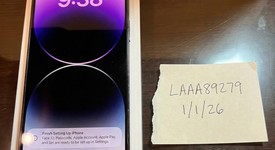 Good
													Apple iPhone 14 Pro Max - Unlocked, Purple, 512 GB, A2651, photo 1 of 9