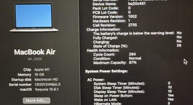 Good
													MacBook Air 2020 - 13" - Apple M1, Silver, 512 GB, 16 GB, photo 3 of 13