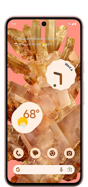 Google Pixel 8 - Unlocked, 256 GB, Hazel, 8 GB, G9BQD, Sub-6 5G