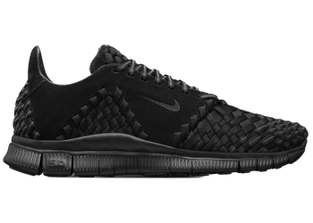 Nike Free Inneva Woven 2 Triple Black Suede for sale