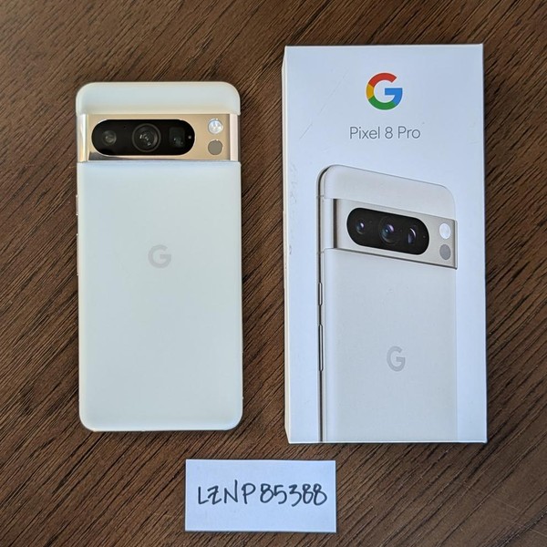 Google Pixel 8 Pro - Unlocked, 256 GB, Porcelain, 12 GB, G1MNW, mmWave 5G