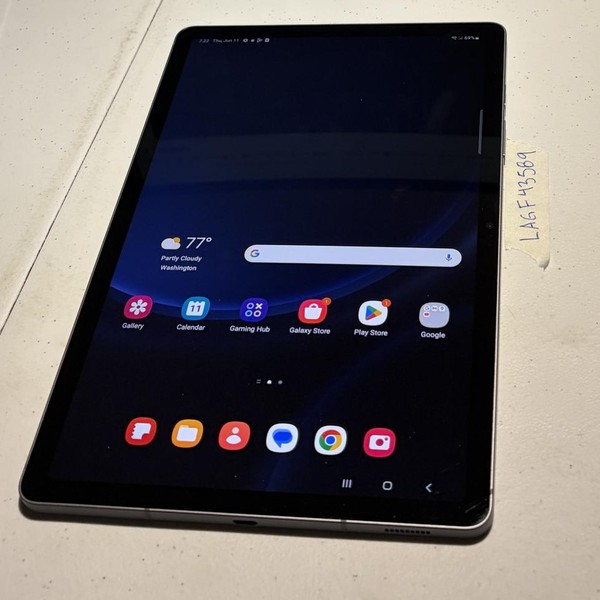 Samsung Galaxy Tab S9 FE - Unlocked, 128 GB, Gray, 6 GB