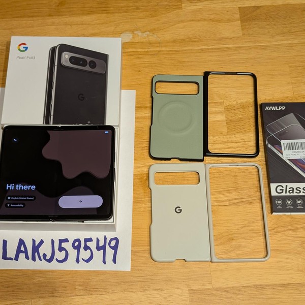 Google Pixel Fold - Verizon, 256 GB, Obsidian, 12 GB, G9FPL