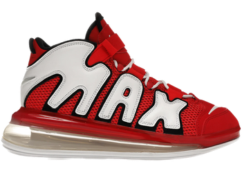 Nike Air More Uptempo 720 University Red White Black for sale