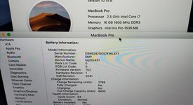 Good
													MacBook Pro 2015 (Retina) - 15" - Silver, 512 GB, 16 GB, photo 2 of 12