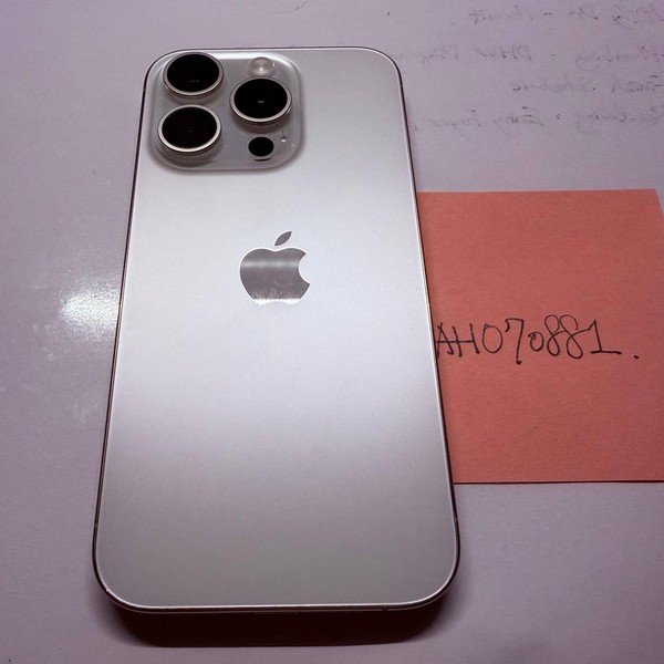 Apple iPhone 15 Pro - Unlocked, 128 GB, White, A2848