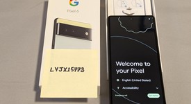 Good
													Google Pixel 6 - Unlocked, Seafoam, 128 GB, 8 GB, GB7N6, photo 1 of 12