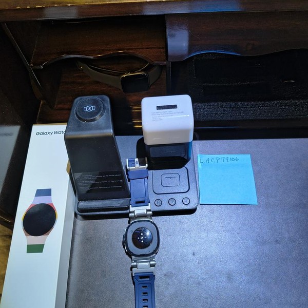 Samsung Galaxy Watch8 Classic - T-Mobile, White, SM-L505, 46mm