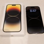 Good Apple iPhone 14 Pro - Unlocked, 256 GB, Gold, A2650