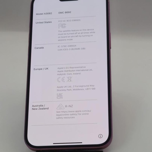 Apple iPhone 16 Plus - Verizon, 128 GB, Pink, A3082