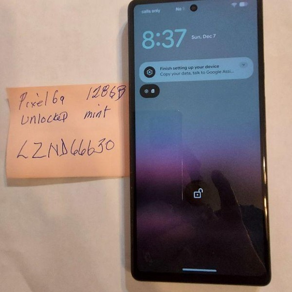 Google Pixel 6a - Unlocked, Chalk, 128 GB, 6 GB, GX7AS