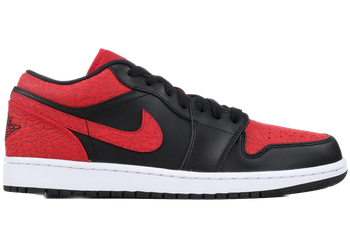 Jordan 1 Low Bred Elephant Print for sale