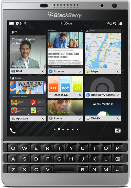Blackberry Passport Silver Edition - Unlocked, 32 GB, Black