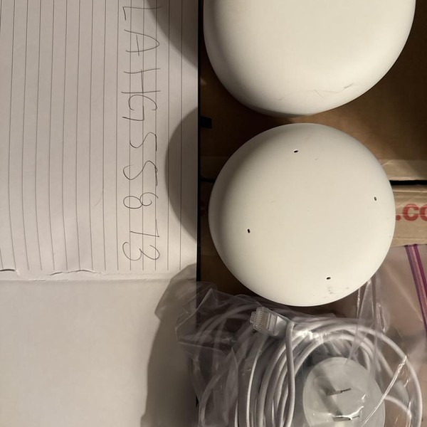 Google Nest WiFi Mesh Router - Snow, 2-Pack