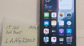 Good
													Apple iPhone 16e - Boost, Black, 128 GB, A3212, photo 6 of 6