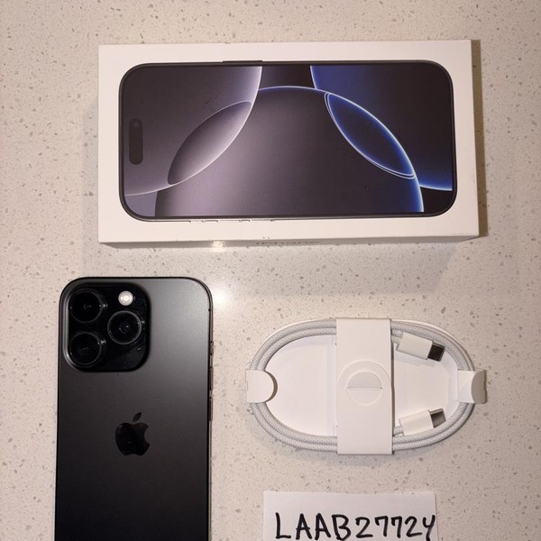 Apple iPhone 16 Pro - Unlocked, 256 GB, Black, A3083