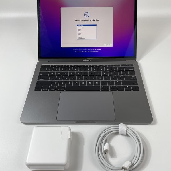 MacBook Pro 2016 (With Touch Bar) - 13 inch - Gray, 256 GB, 8 GB