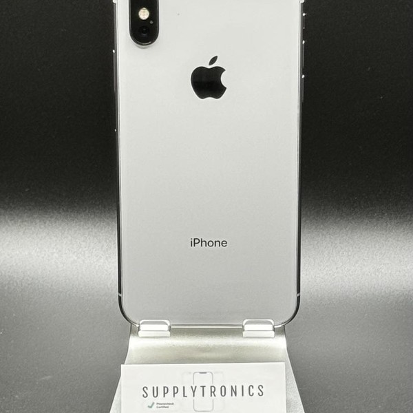 Apple iPhone X - Unlocked, 256 GB, Silver, A1901, GSM