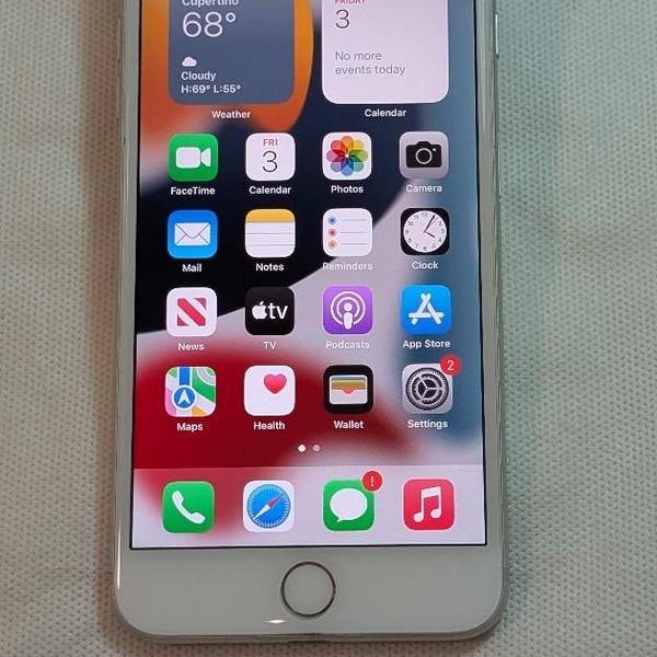 Apple iPhone 7 Plus - Consumer Cellular, 32 GB, Silver, A1661