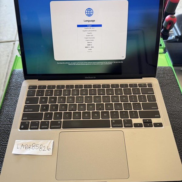 MacBook Air 2020 - 13 inch - 256 GB, Gray, 8 GB, Apple M1