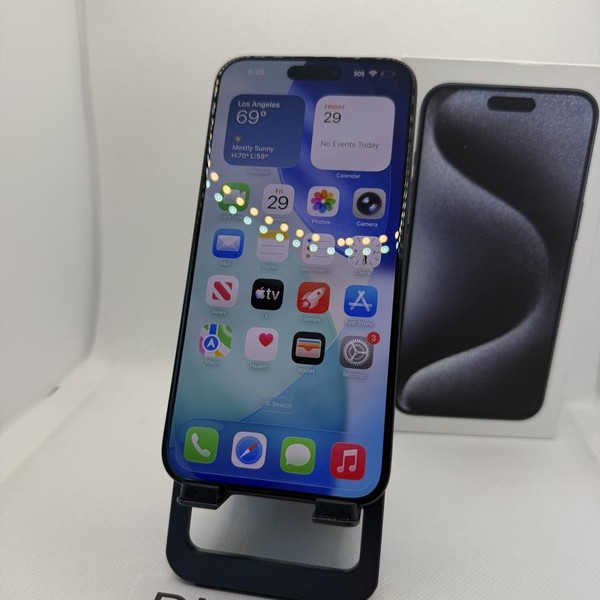 Apple iPhone 15 Pro Max - Unlocked, 256 GB, Blue, A2849