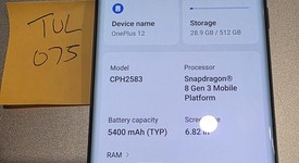 Good
													OnePlus 12 - Unlocked, Black, 512 GB, 16 GB, CPH2583, photo 2 of 5