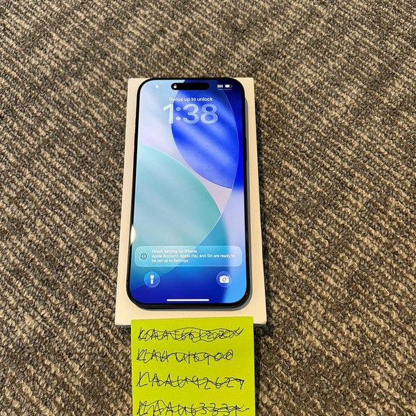 Apple iPhone 16 Pro Max - Unlocked, Black, 256 GB, A3084