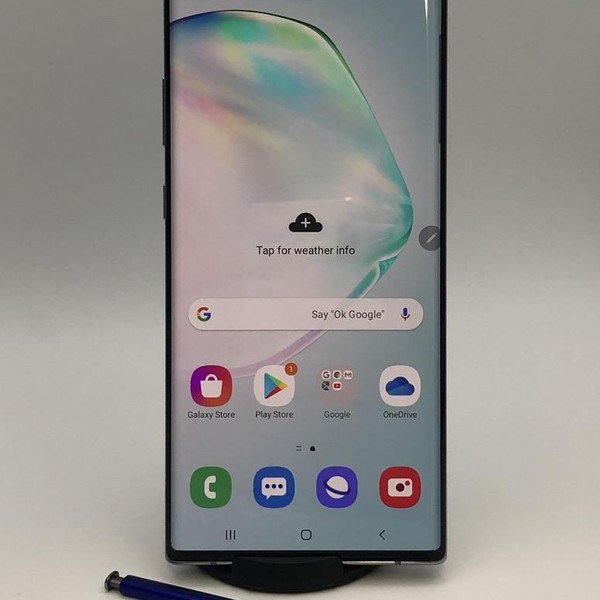 Samsung Galaxy Note 10 Plus - Unlocked, 256 GB, Aura Glow, 12 GB, SM-N975U1