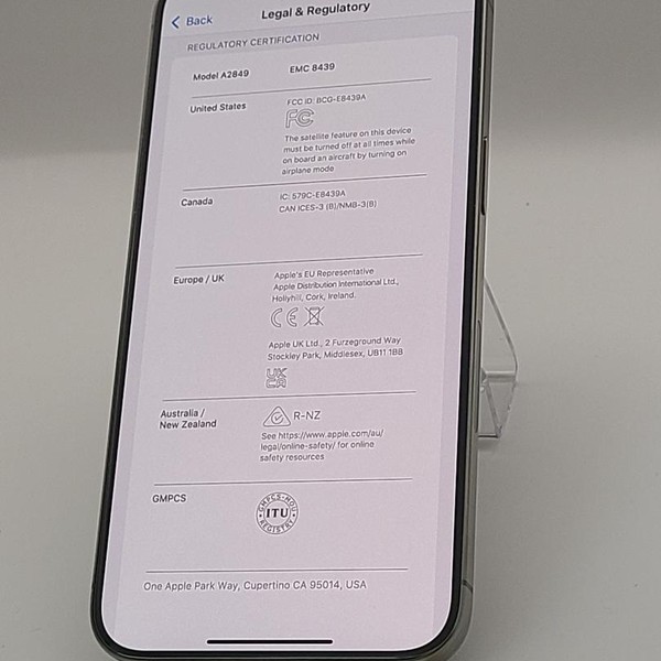 Apple iPhone 15 Pro Max - AT&T, 256 GB, Natural, A2849