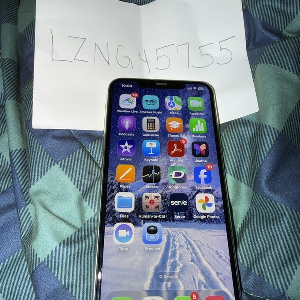 Apple iPhone 11 Pro Max - Unlocked, 256 GB, Silver, A2161