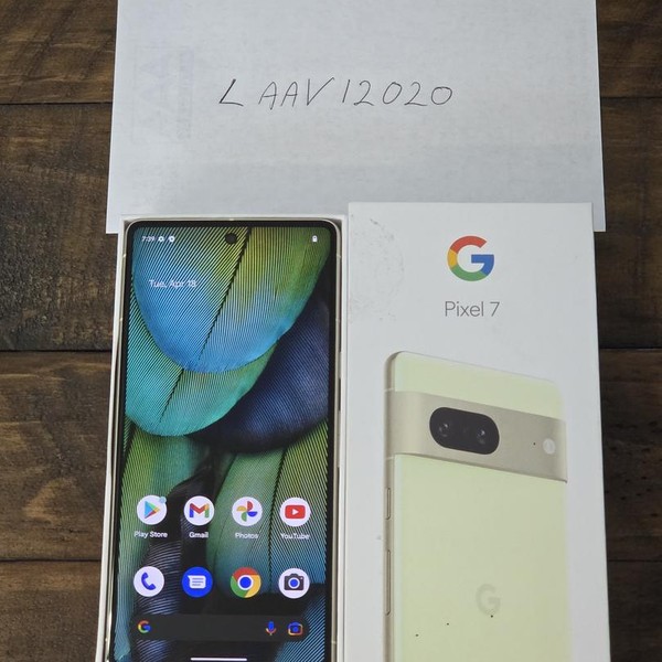 Google Pixel 7 - Verizon, Lemongrass, 128 GB, 8 GB, GQML3, mmWave 5G