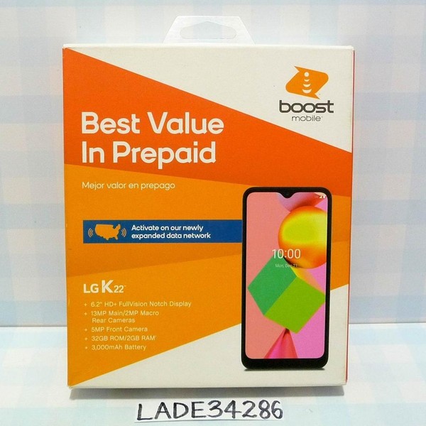 LG K22 - Boost, 32 GB, Gray