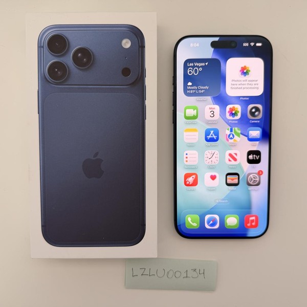 Apple iPhone 17 Pro Max - Unlocked, 256 GB, Deep Blue, A3257