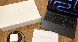 Mint
													MacBook Pro Late 2023 (M3) - 14" - Apple M3 Pro 11-core, Black, 512 GB, 18 GB, 14-core GPU, photo 1 of 8