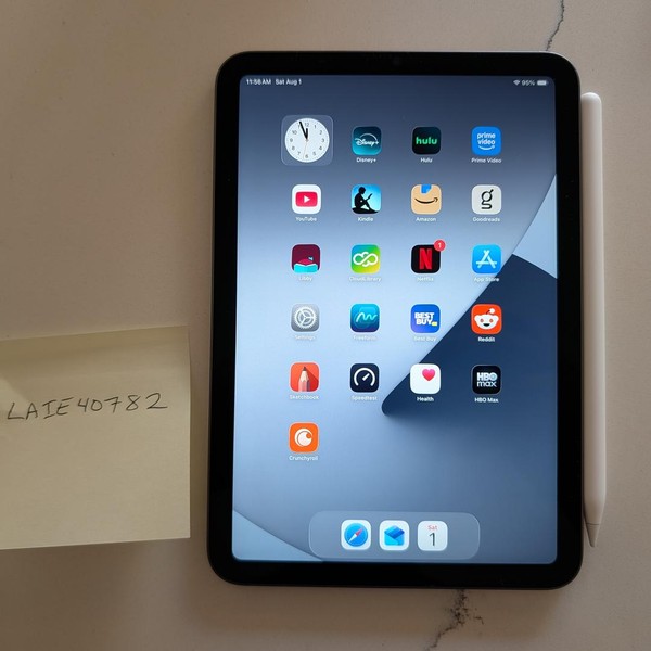 Apple iPad Mini (6th Gen) - Wi-Fi, 64 GB, Gray, A2567