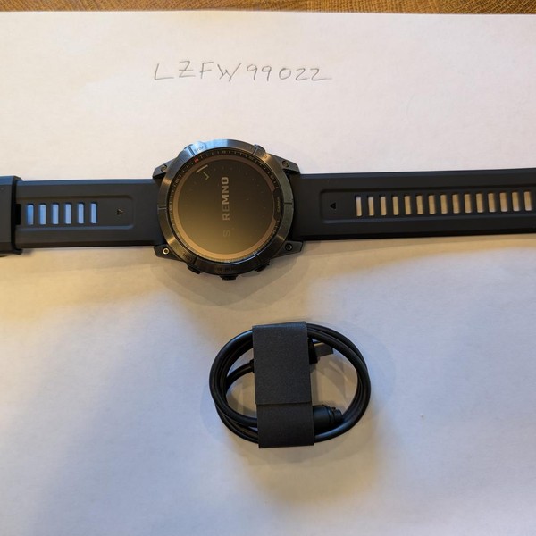 Garmin Fenix 7X - Black, Solar Sapphire