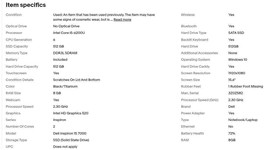 Fair
													Dell Inspiron Laptop, photo 2 of 12