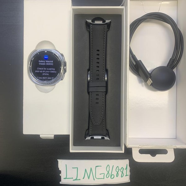 Samsung Galaxy Watch8 Classic - Unlocked, Black, SM-L505, 46mm