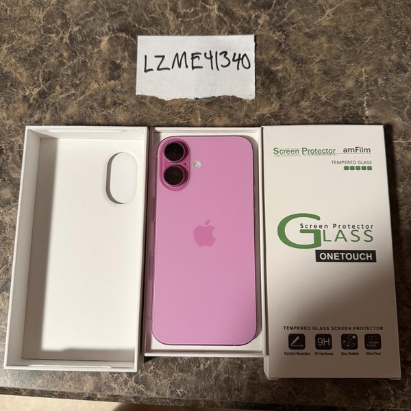 Apple iPhone 16 - Unlocked, 128 GB, Pink, A3081