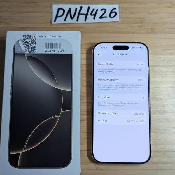 Apple iPhone 16 Pro - AT&T, 128 GB, Natural, A3083