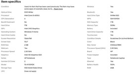 Fair
													HP Laptop, photo 2 of 16