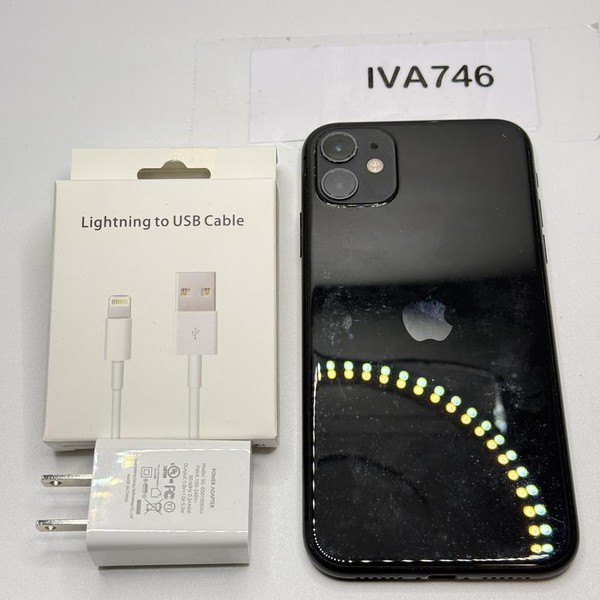 Apple iPhone 11 - Unlocked, 64 GB, Black, A2111