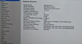 Good
													MacBook Pro 2020 - 13" - I5, Silver, 512 GB, 8 GB, photo 5 of 10