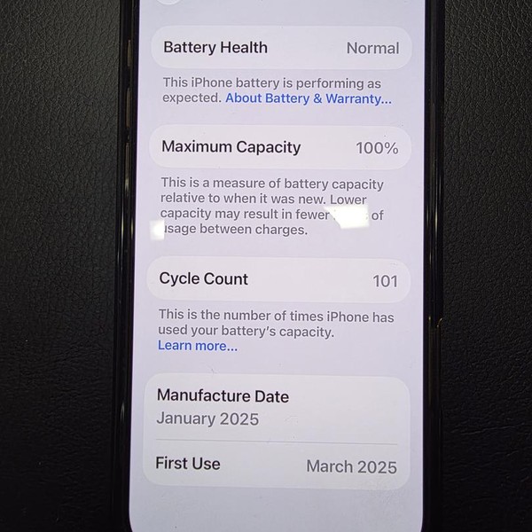 Apple iPhone 16 Pro Max - Unlocked, 256 GB, White, A3084