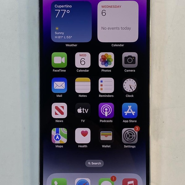 Apple iPhone 14 Pro Max - AT&T, 128 GB, Silver, A2651
